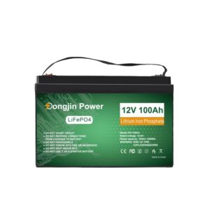 Dongjin Power 12V 100Ah LiFePO₄ Lithium Ion Battery